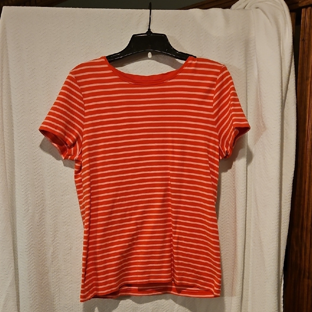 Striped Red Women's Top